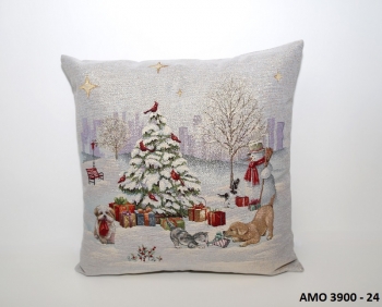 AMO 3900 Jacquard Christmas Cushion Design 24