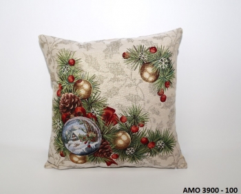 AMO 3900 Jacquard Christmas Cushion Design 100