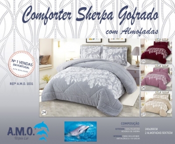 AMO 1031 - Comforter Embossed with Pillowcases