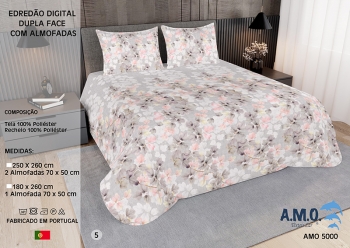 2 Side Digital Printed Summer Quilt - AMO 5000 - 5