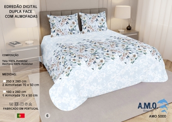 2 Side Digital Printed Summer Quilt - AMO 5000 - 6