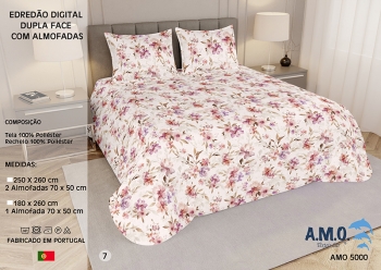 2 Side Digital Printed Summer Quilt - AMO 5000 - 7