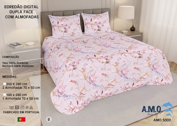 2 Side Digital Printed Summer Quilt - AMO 5000 - 8