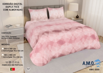 2 Side Digital Printed Summer Quilt - AMO 5000 - 17