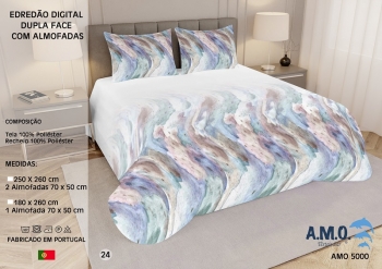 2 Side Digital Printed Summer Quilt - AMO 5000 - 24