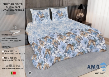 2 Side Digital Printed Summer Quilt - AMO 5000 - 29