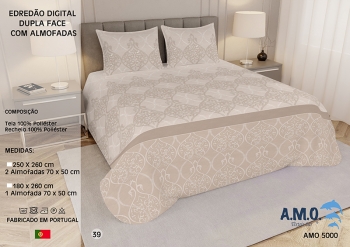 2 Side Digital Printed Summer Quilt - AMO 5000 - 39