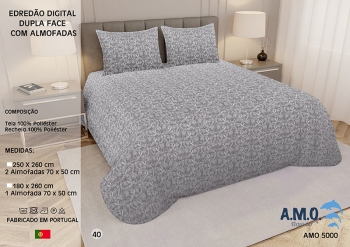 2 Side Digital Printed Summer Quilt - AMO 5000 - 40