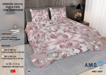 2 Side Digital Printed Summer Quilt - AMO 5000 - 45