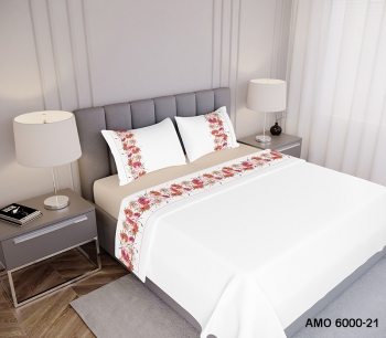 AMO 6000 - Digital Printed Cotton Bed Set - 21