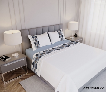 AMO 6000 - Digital Printed Cotton Bed Set - 22