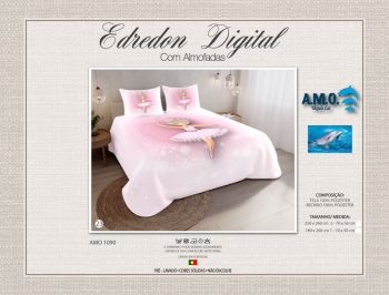 AMO 1900 - Digital Printed Summer Quilt with Pillowcases - 23