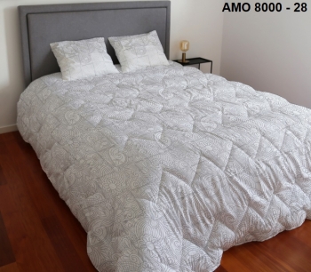 AMO 8000 - Digital Printed Edredon with Sherpa and pillowcases - 28