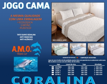 AMO 1032 Jogo Cama Coralina Desenho 115