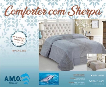 AMO 1070 - Comforter com sherpa